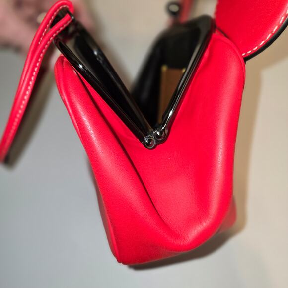 Coach x Disney x Keith Haring Mickey Mouse Ears Bag Kisslock Red LIMITED SEE - Picture 5 of 13